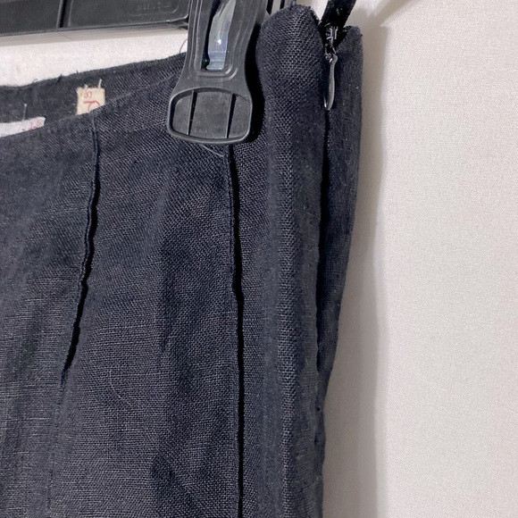 Bandolera Adds Black Linen High Rise Wide Leg Pants 4 (UK8) - Picture 9 of 15